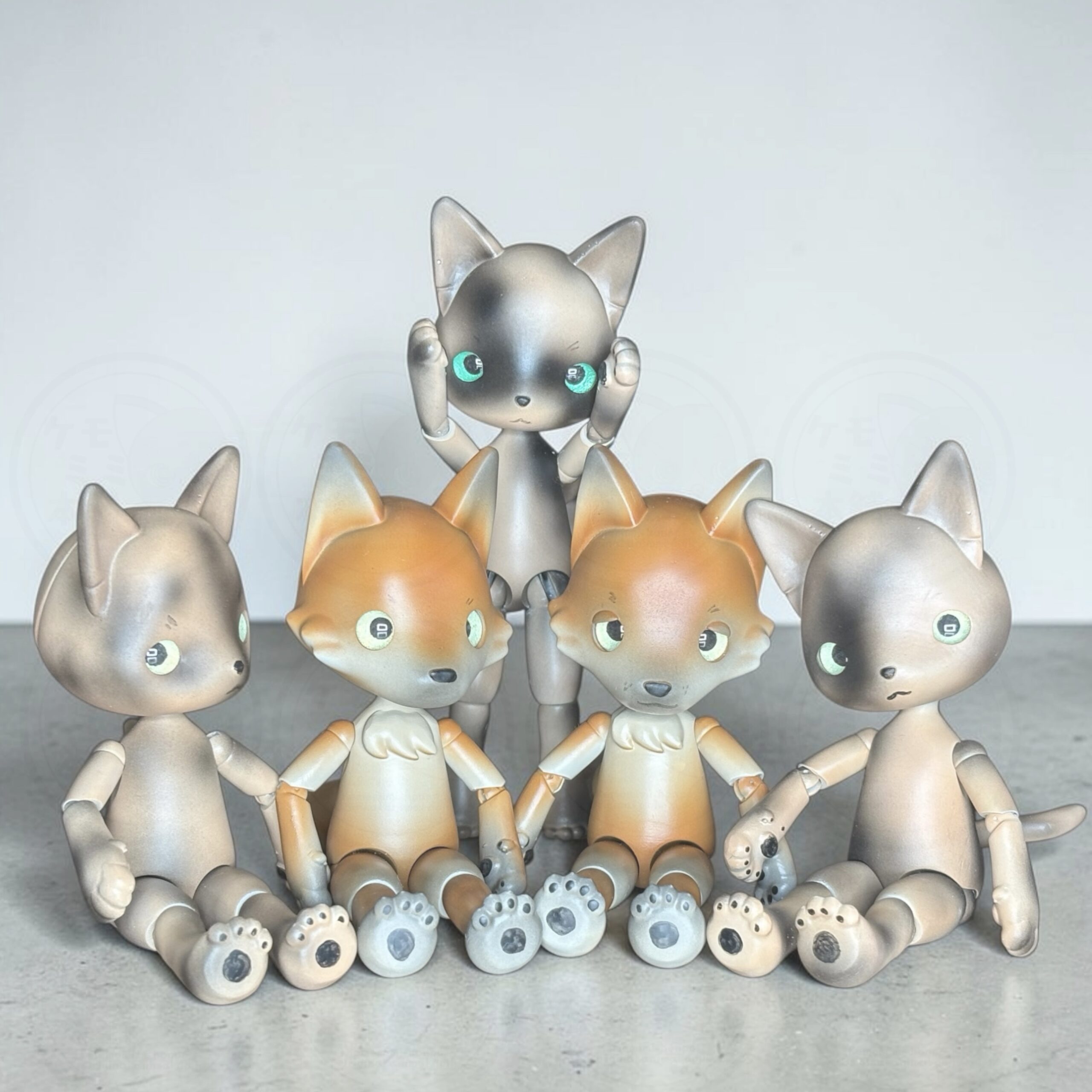【新作紹介】さび猫ちゃんとキツネちゃん完成しました！